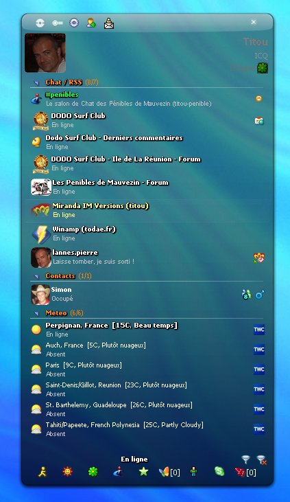 Miranda IM : personnalisation du client de messagerie multiprotocoles