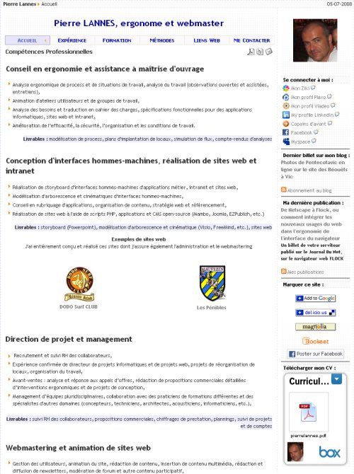 Nouveau site professionnel pierre-lannes.fr