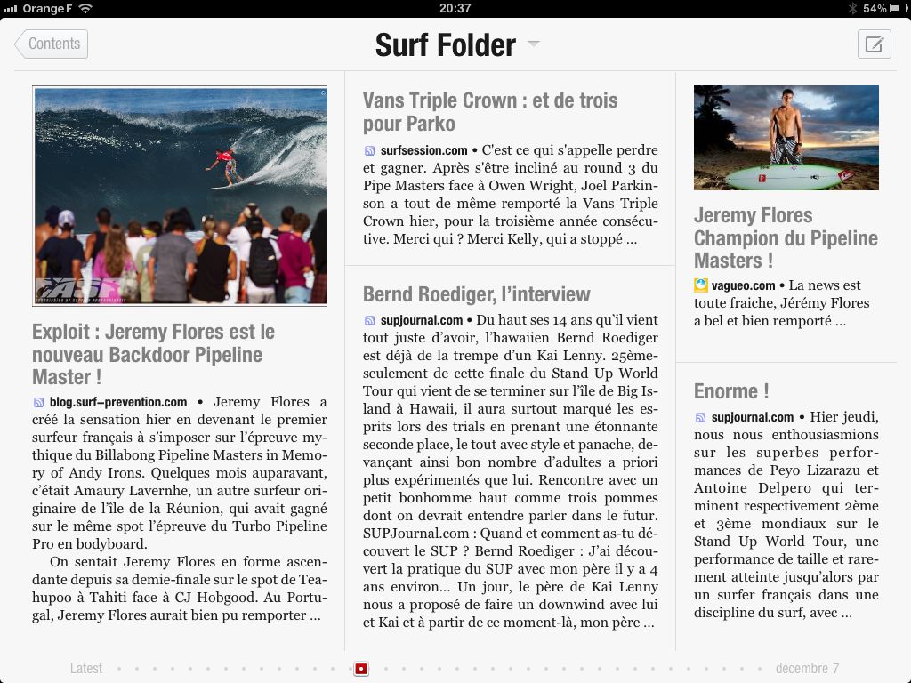 Flipboard iPad app