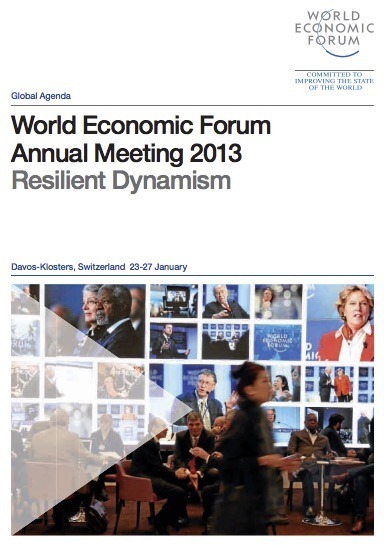 Couverture du World Economic Forum Annual Meeting 2013