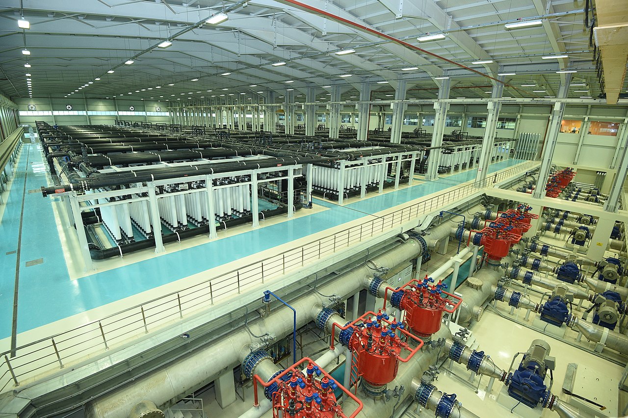 Filtration dans usine de de traitement de l'eau